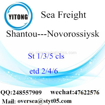 Consolidación de LCL de Shantou Port a Novorossiysk